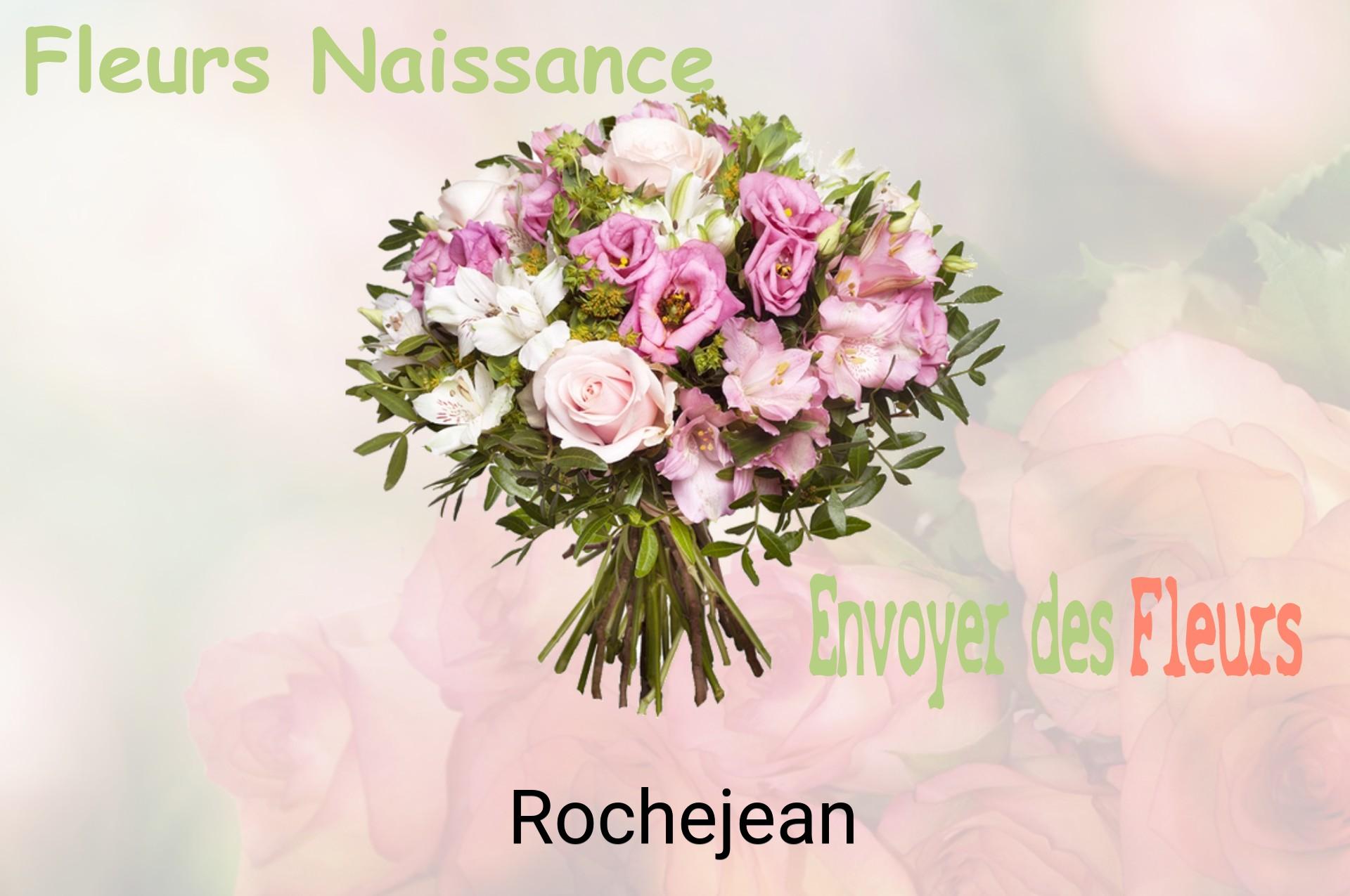 Bouquet de fleurs de naissance livré à Rochejean